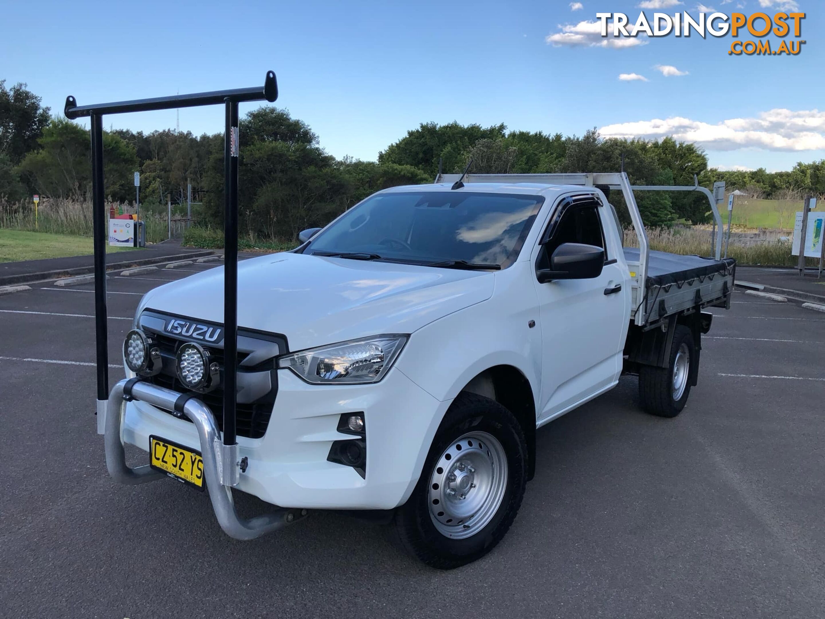 2021 Isuzu D-MAX RG MY21 SX High Ride Automatic Cab Chassis Tray Back Ute