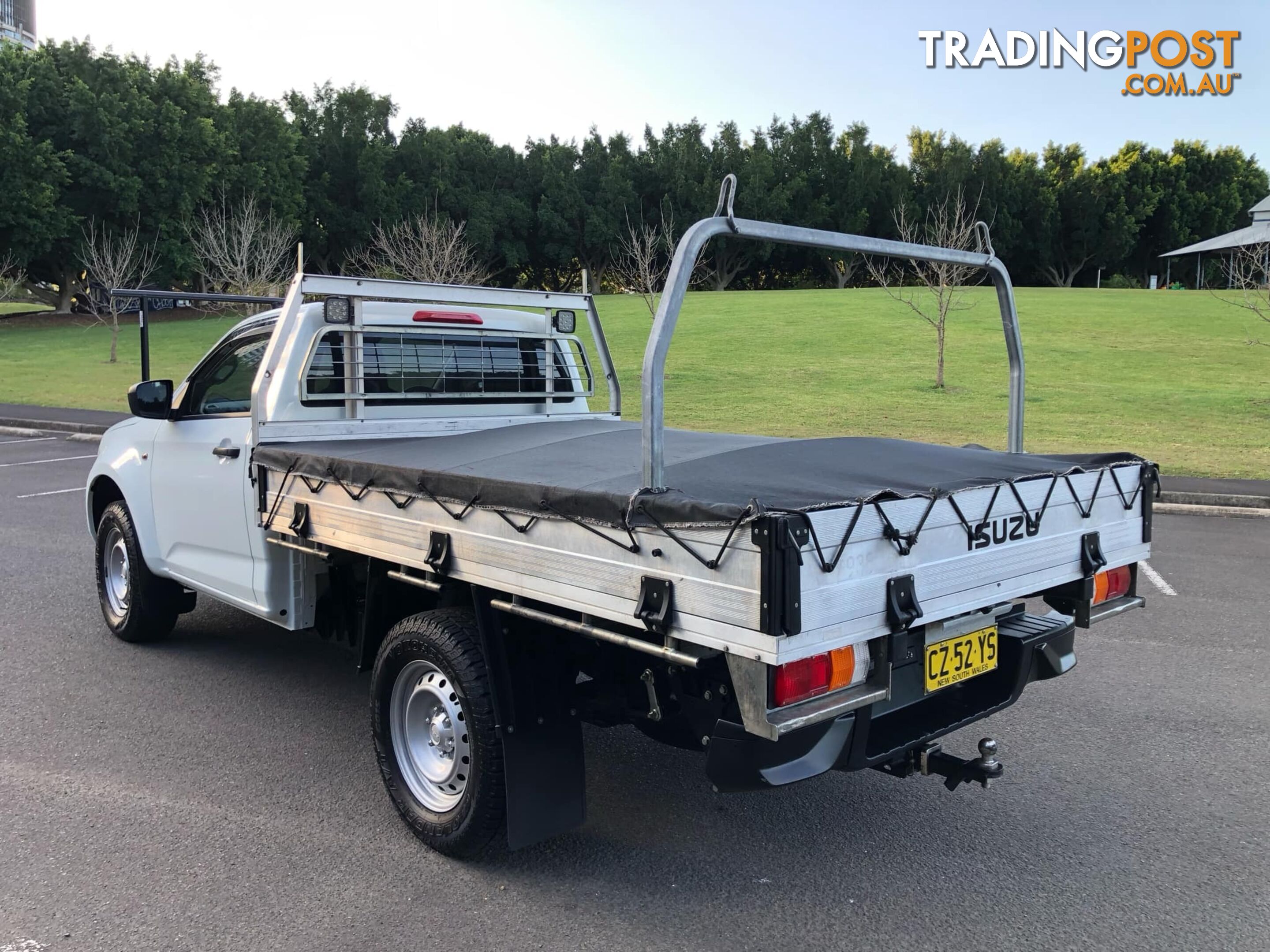 2021 Isuzu D-MAX RG MY21 SX High Ride Automatic Cab Chassis Tray Back Ute