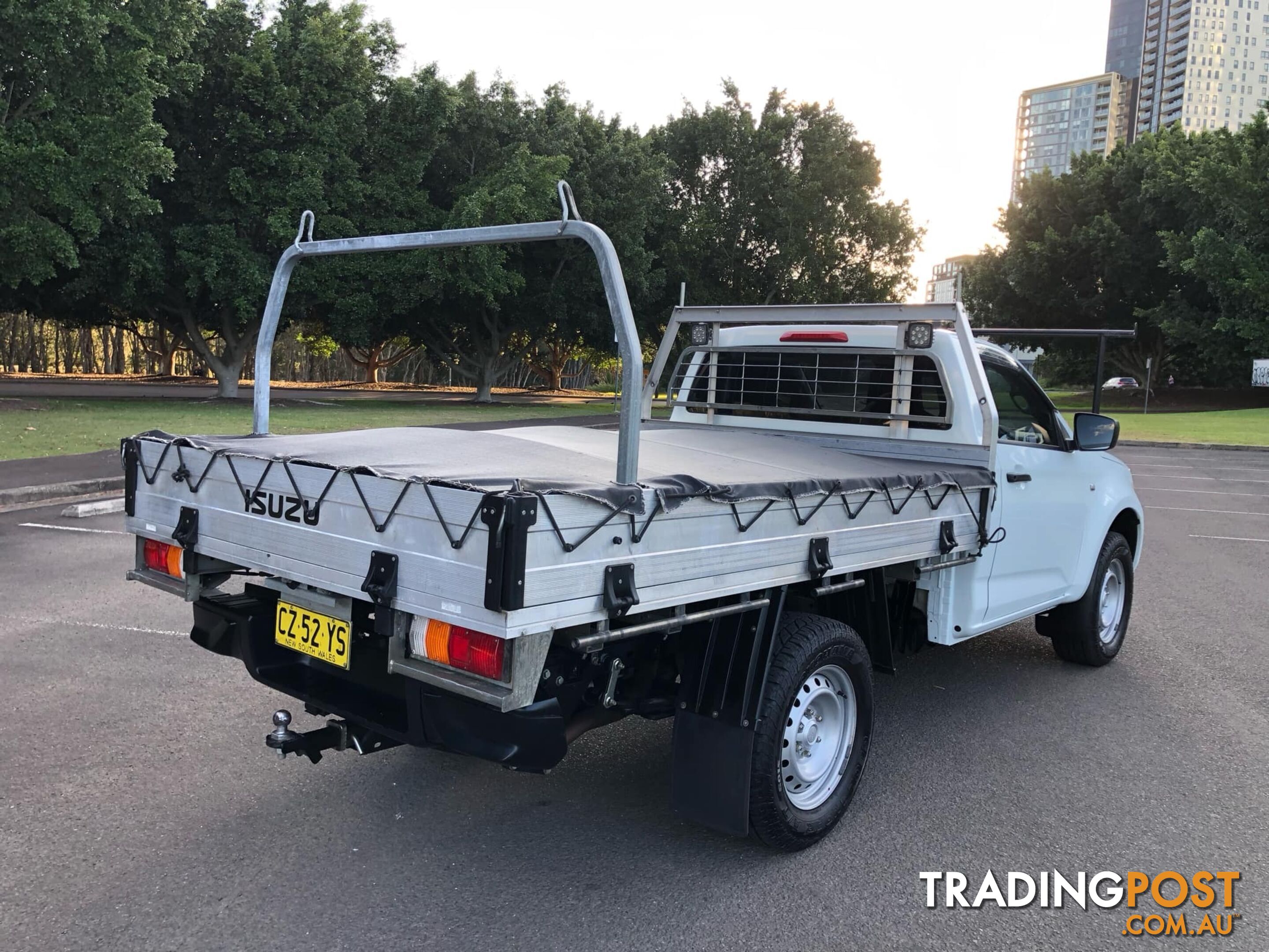 2021 Isuzu D-MAX RG MY21 SX High Ride Automatic Cab Chassis Tray Back Ute