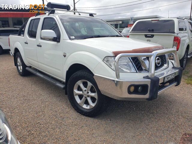 2012 NISSAN NAVARA ST25THANNIVERSARYLE D40MY12 DUAL CAB P/UP