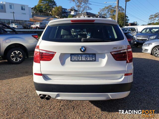 2013 BMW X3 XDRIVE30D F25MY13 4D WAGON