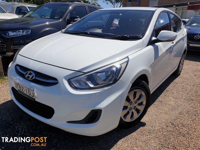 2016 HYUNDAI ACCENT ACTIVE RB4MY16 5D HATCHBACK