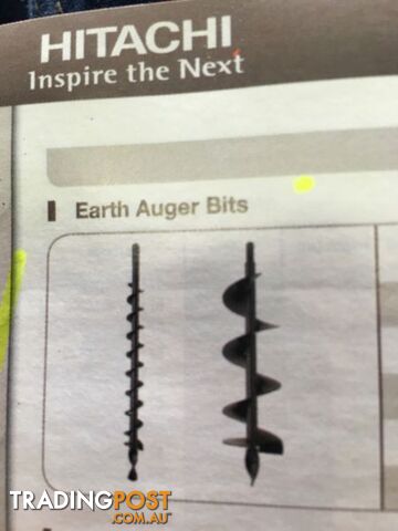 Hitachi Earth Auger Bits