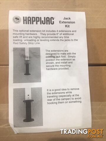 HJ 6" leg length extension set of 4 - photo 3 of 3