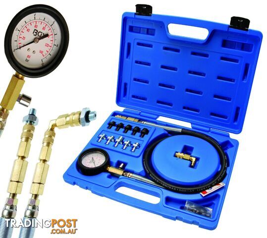 BGS Germany CDI Diesel Petrol Oil Pump Pressure Leak Tester Test Kit All Cars A+