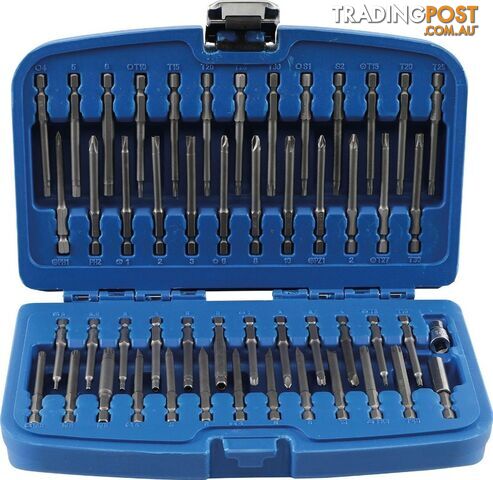 BGS Germany 50-ps Phillips Torx Spline Hexagon Security Bit Set 1/4" Hex Drive