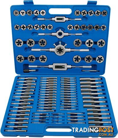 BGS Germany 110-pc Quality Tungsten Steel Metric Thread Tap and Die Set M2-M18