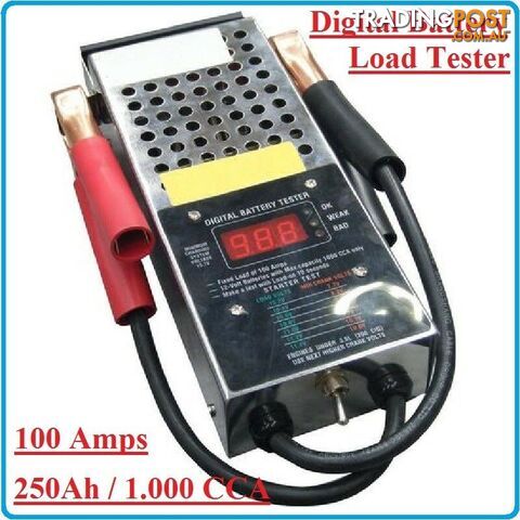 BGS Germany Digi LED 12V Auto Electrician All Battery Load Tester Heavy Duty