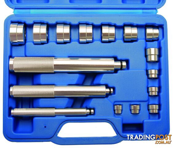 BGS Germany 16-pcs Bearing Punch Bush Bushing Aluminium Alloy Driver Trade Set