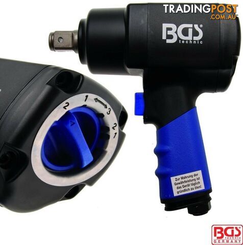 BGS Germany Powerfull 3/4" Drive 1/4" Air Tools Impact Driver Wrench Rattle Gun