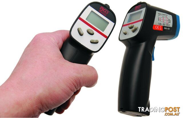 BGS Germany Trade Quality Digital Display Precision Laser Thermometer -20C/+200C