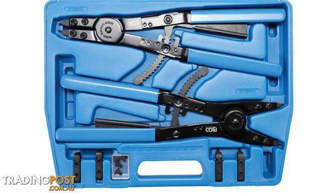 BGS Germany Heavy Duty Machinery Agriculture Truck Circlip Ratchet Pliers Set