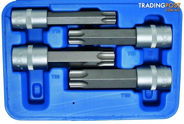 BGS Germany 1/2" Drive BMW AUDI FORD MAN Cylinder Head Torx T70-T100 Socket Set