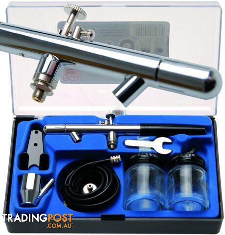 BGS Germany 1/4" Air Brush Tools Set Professional Artist Guarantee Quality Cased