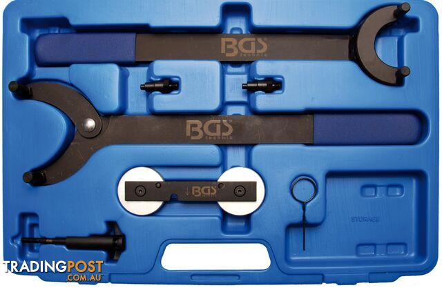 BGS Germany VW AUDI VAG Engine Timing Tool Kit Set Camlock Cam Locks Crankshaft