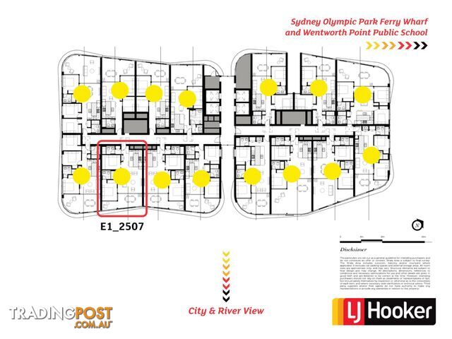 Level 25, 21, 19, 18, 5/17 Wentworth Place WENTWORTH POINT NSW 2127