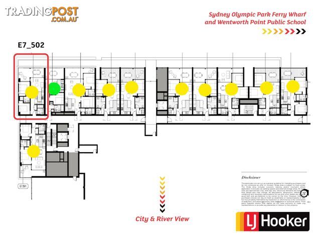 Level 25, 21, 19, 18, 5/17 Wentworth Place WENTWORTH POINT NSW 2127