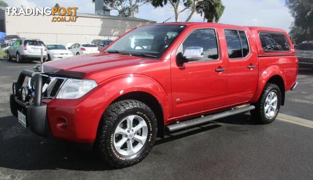 2012 NISSAN NAVARA D40 STX BLACKLINE UTE - photo 4 of 22