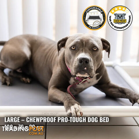 Large Pro-Tough Chew-Proof Dog Bed