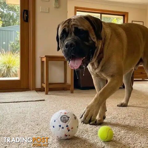 ChewCrew Ultra Durable Dog Ball for large dogs and Giant Breeds â XL 10cm | Tough Bounce ETPU Fetch Ball - photo 2 of 2