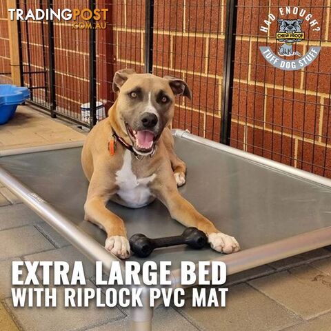 XL CHEWPROOF DOG BED WITH RIPLOCK PVC MAT