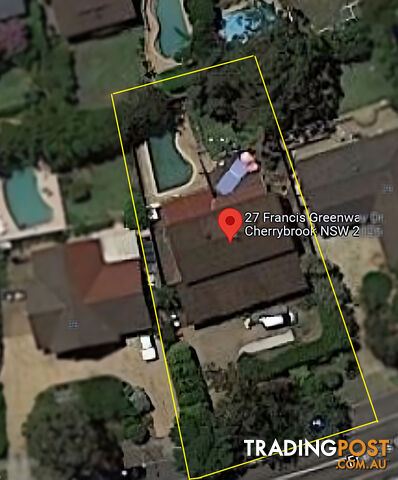 27 Francis Greenway Drive CHERRYBROOK NSW 2126