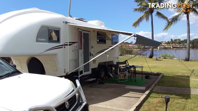 Travelhome Macquarie 25foot 5th Wheeler and Rodeo Twin Cab as a Package