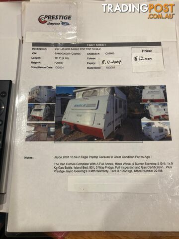 2001 Jayco Eagle