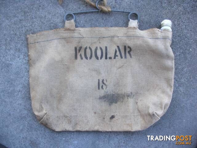 vintage koolar hessian water bag