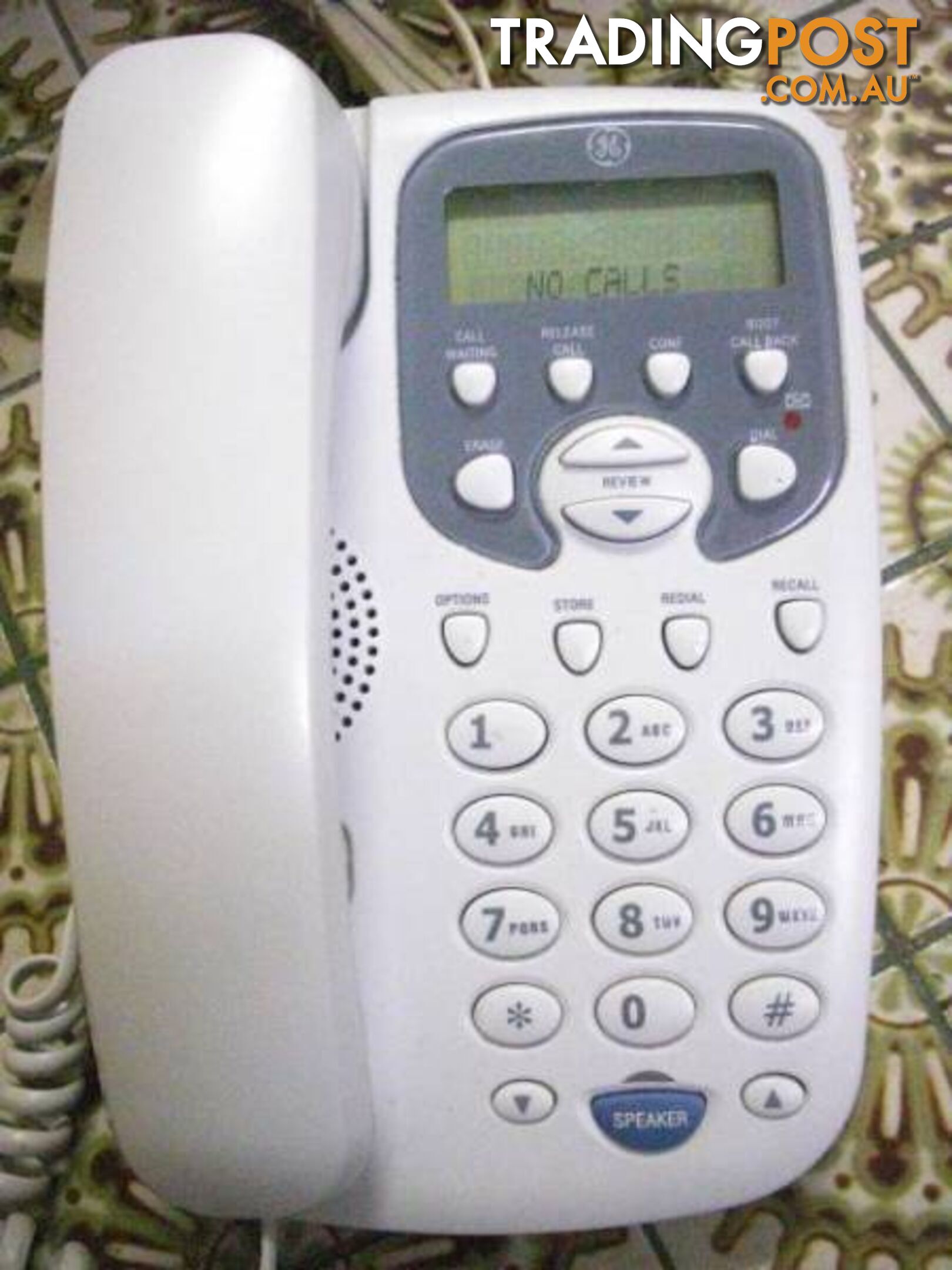 GE SPEAKER PHONE WITH CALL WAITING & CALL I.D