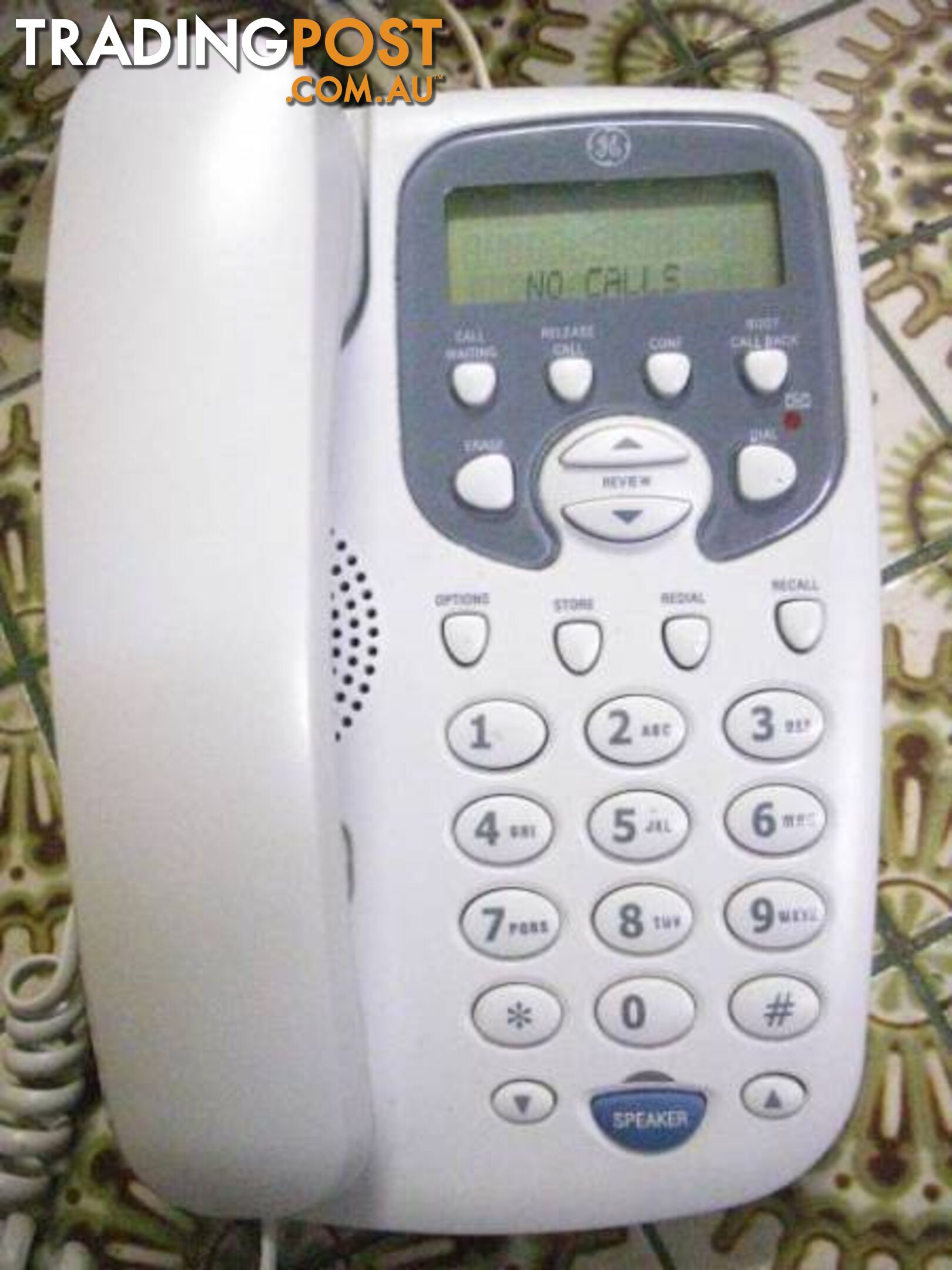 GE SPEAKER PHONE WITH CALL WAITING & CALL I.D