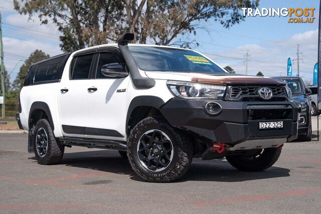 2018 TOYOTA HILUX RUGGED X GUN126R UTILITY