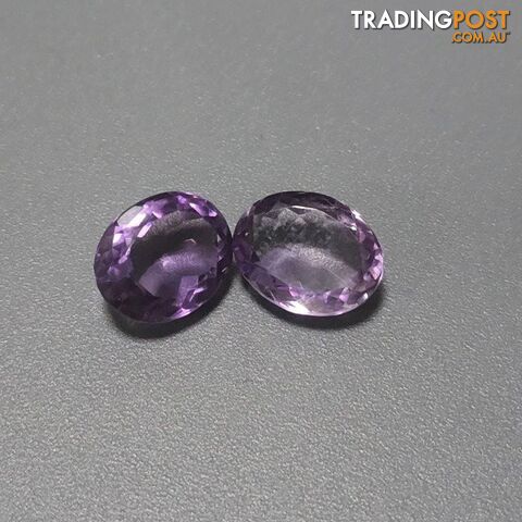 15.86 Cts - 2 Pcs of Amethyst