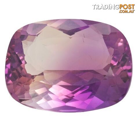 One Cushion cut Synthetic Ametrine