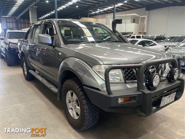 2011 NISSAN NAVARA ST DUAL CAB D40 MY11 UTILITY