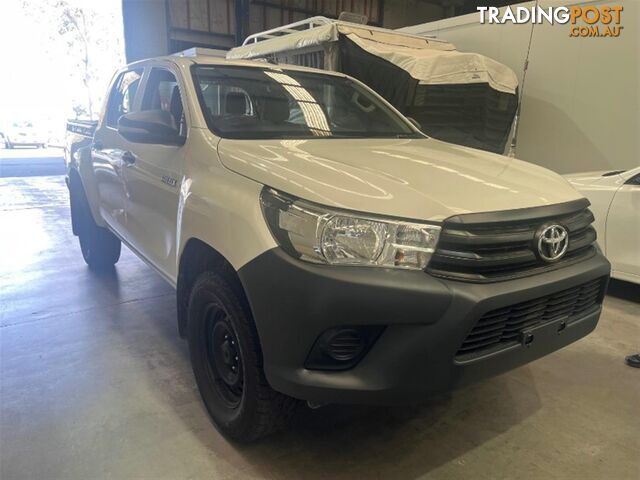 2017 TOYOTA HILUX WORKMATE DUAL CAB GUN125R UTILITY