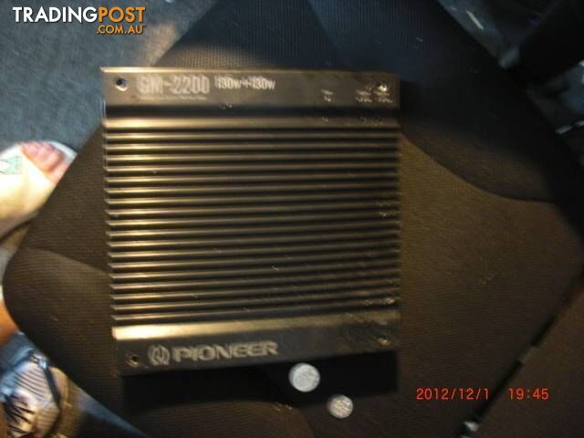 PIONEER GM-2200 AMPLIFIER 130W +130W VERY HEAVY WEIGHT
