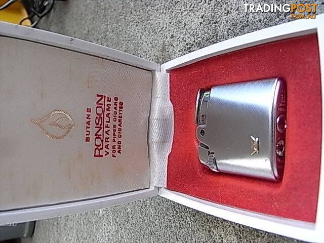 vintage lighter in case ronson made in england