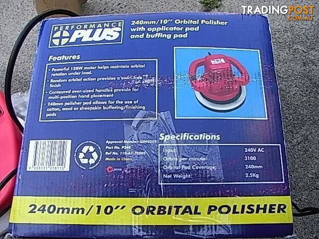 PERFORMANCE PLUS ORBITL POLISHER LARGE SIZE 240MM 10 INCH