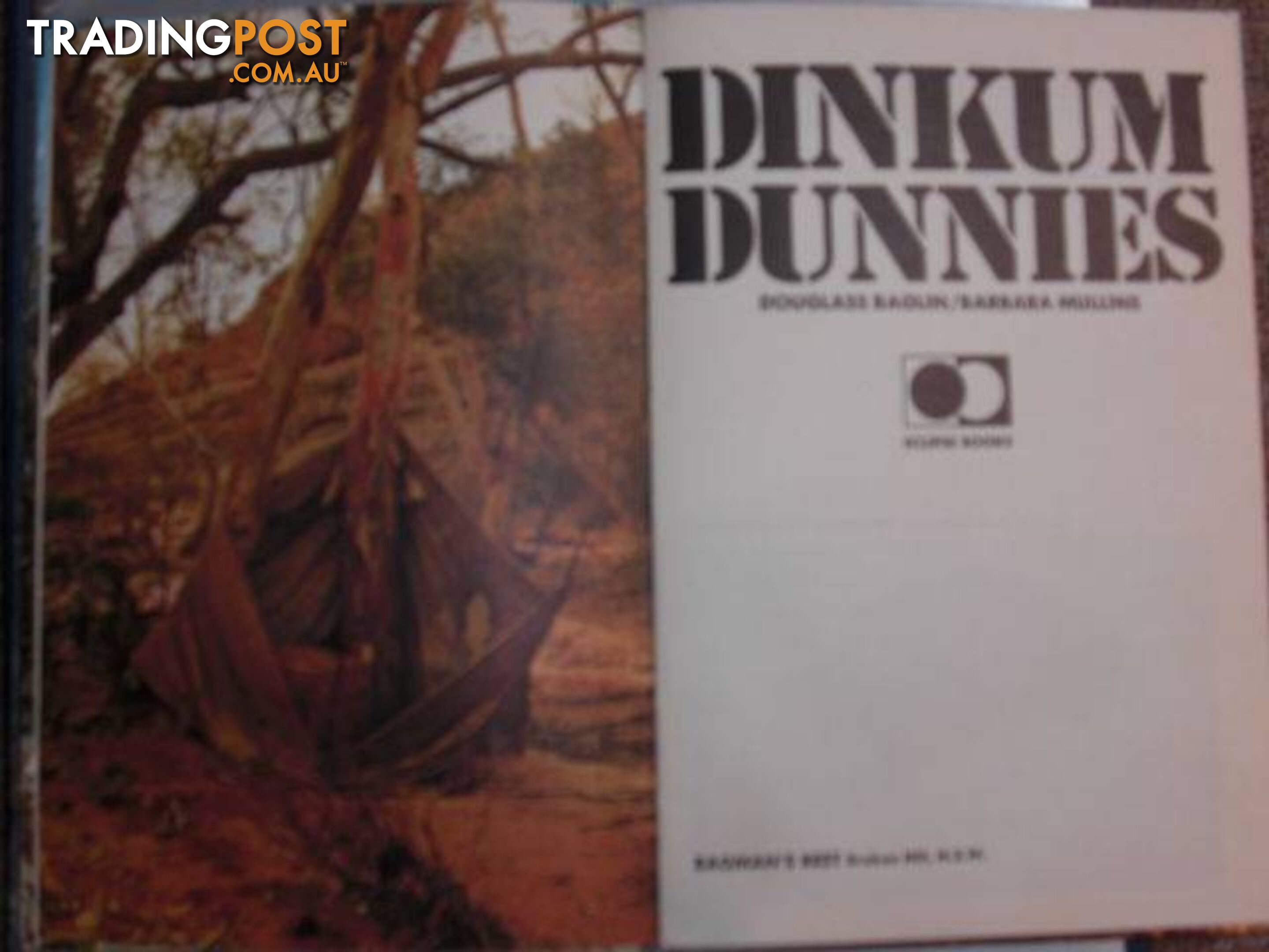 1974 DINKUM DUNNIES Vintage Pictorial Australiana Outback Book