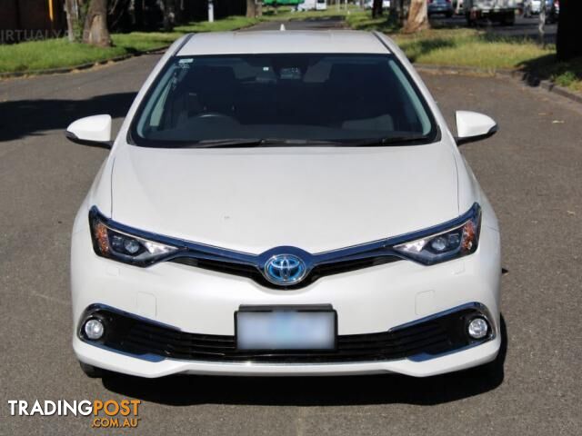 2017 TOYOTA COROLLA HYBRID ZWE186R MY16 HATCH