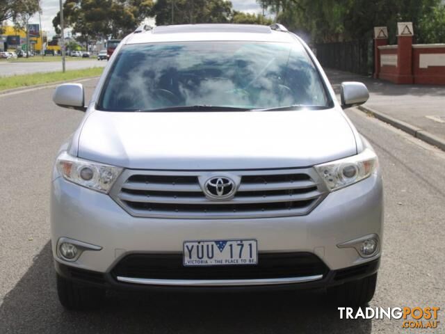 2011 TOYOTA KLUGER GRANDE (4X4) GSU45R MY11 UPGRADE WAGON