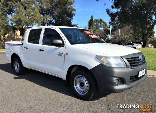 2012 TOYOTA HILUX WORKMATE  DUAL CAB P/UP