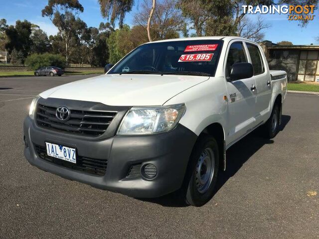 2012 TOYOTA HILUX WORKMATE  DUAL CAB P/UP