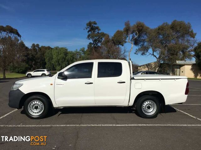 2012 TOYOTA HILUX WORKMATE  DUAL CAB P/UP