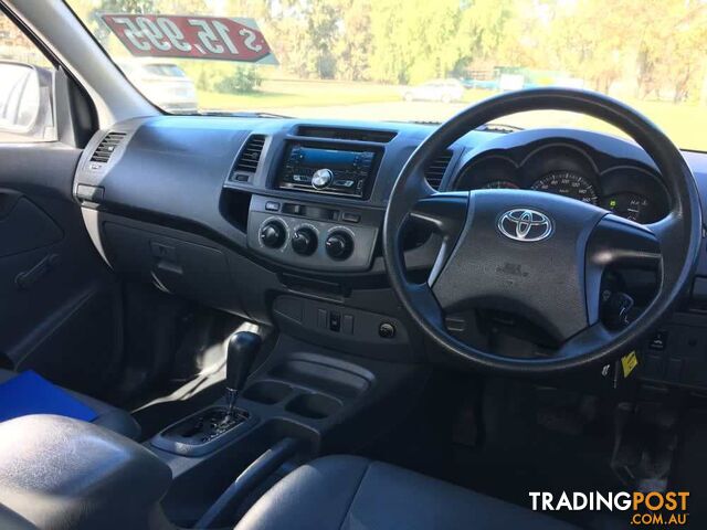 2012 TOYOTA HILUX WORKMATE  DUAL CAB P/UP