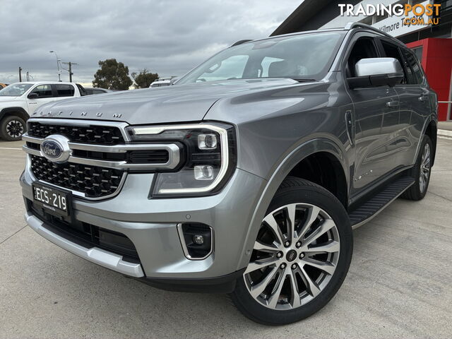 2024 FORD EVEREST 2024.50 SUV PLATINUM . 3.0L V6 DSL 10 SPD AUTO 4X4 . 5 DOOR...