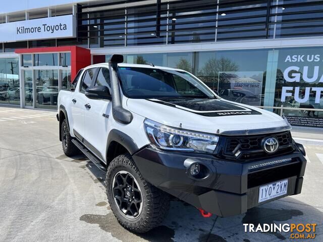 2019 TOYOTA HILUX 4X4 RUGGED X 2.8L T DIESEL AUTOMATIC DOUBLE CAB  DUAL CAB