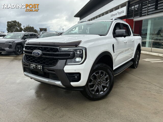 2023 FORD RANGER 2023.50 DOUBLE CAB PICKUP WILDTRAK . 3.0L V6 10 SPD AUTO 4X4 ....
