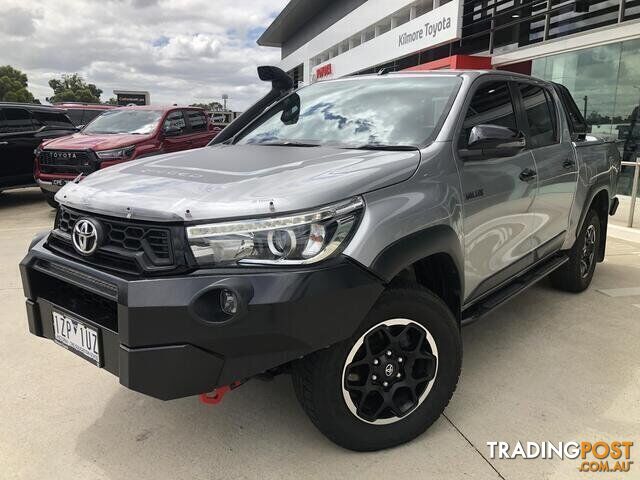 2018 TOYOTA HILUX 4X4 RUGGED X 2.8L T DIESEL AUTOMATIC DOUBLE CAB  DUAL CAB